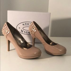 Steve Madden Women's Nude Studded Heels